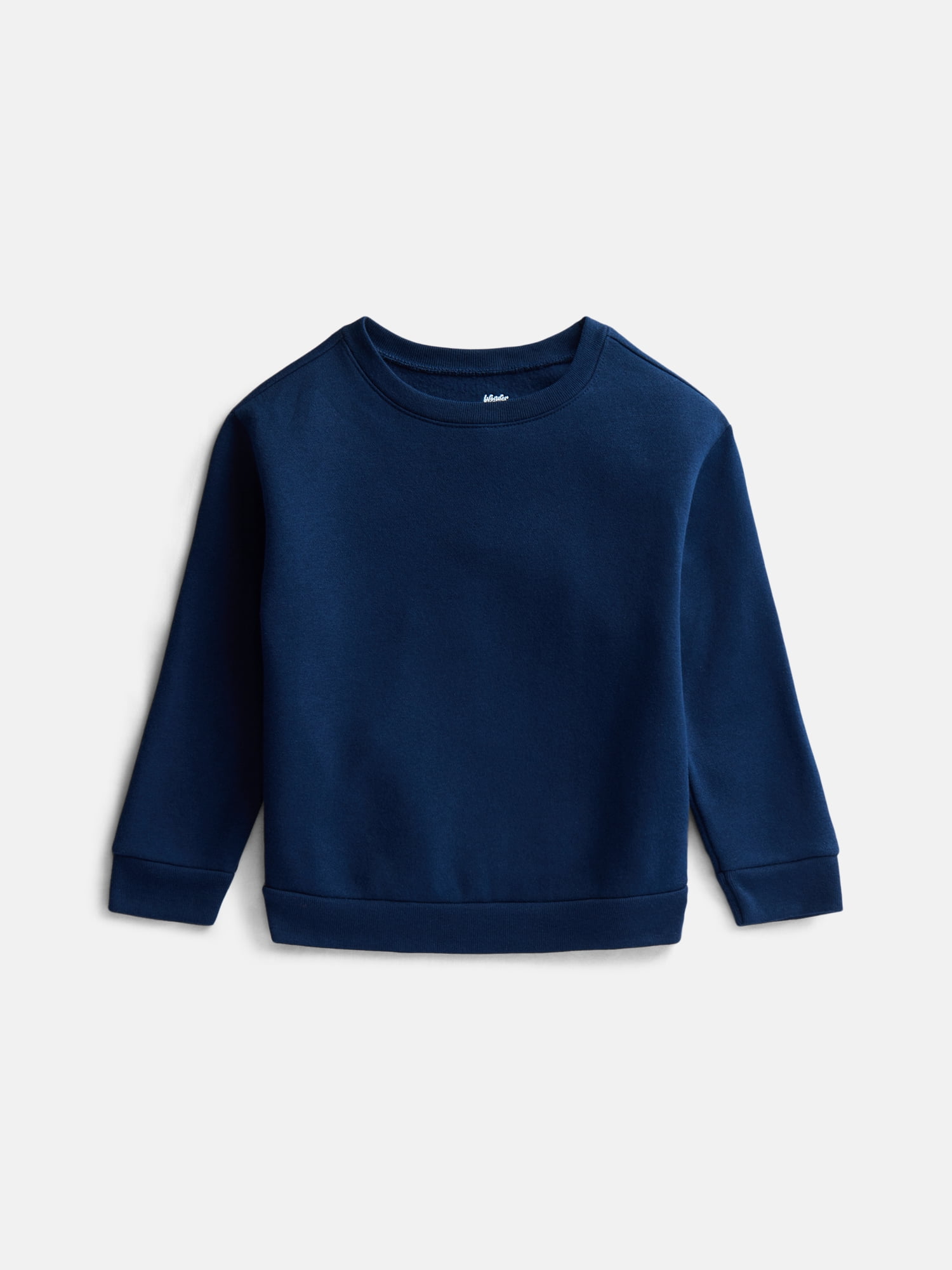 Wonder Nation Baby & Toddler Fleece Crewneck Sweatshirt, Sizes 6M-5T