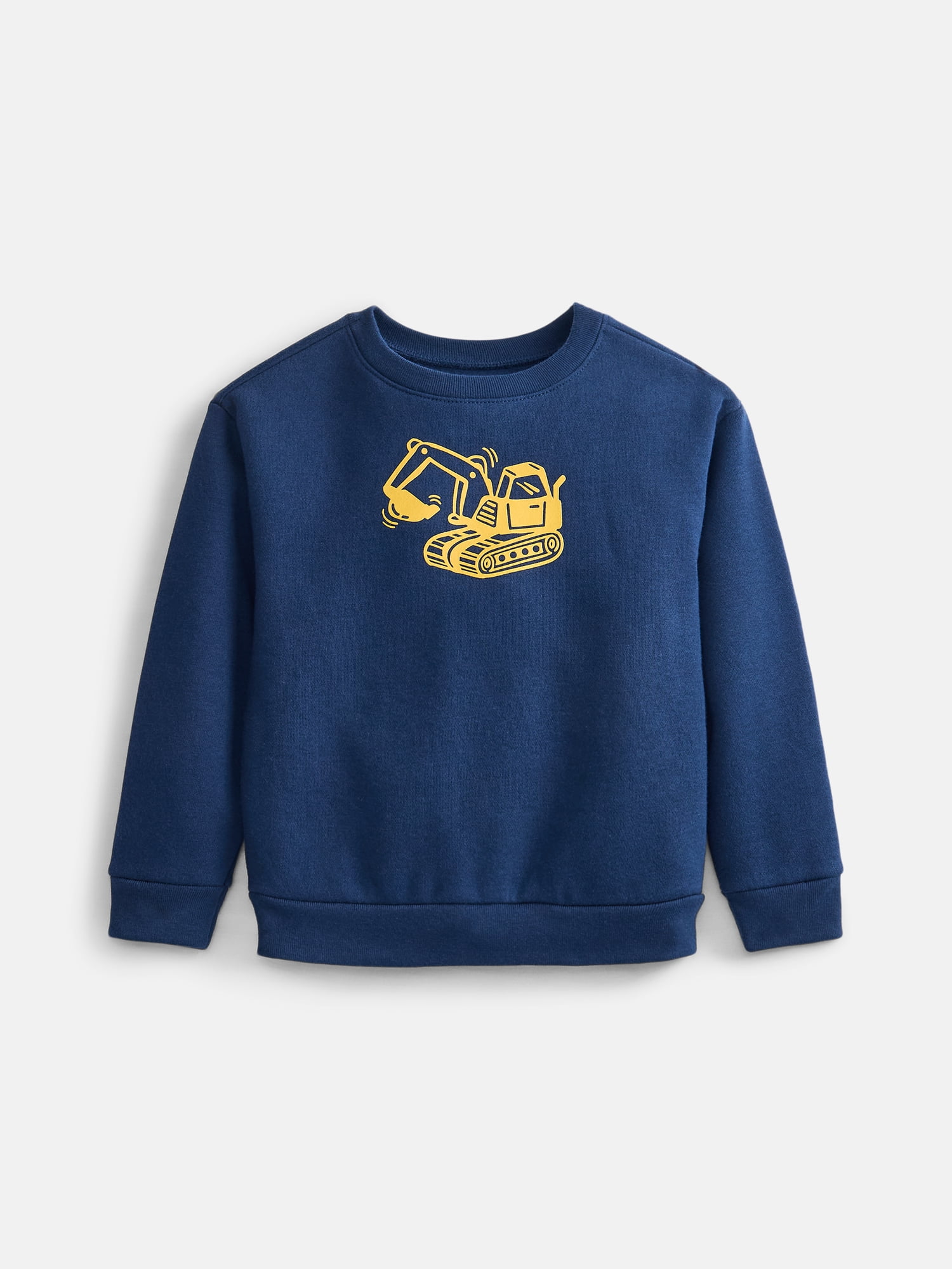 Wonder Nation Baby & Toddler Fleece Crewneck Sweatshirt, Sizes 6M-5T
