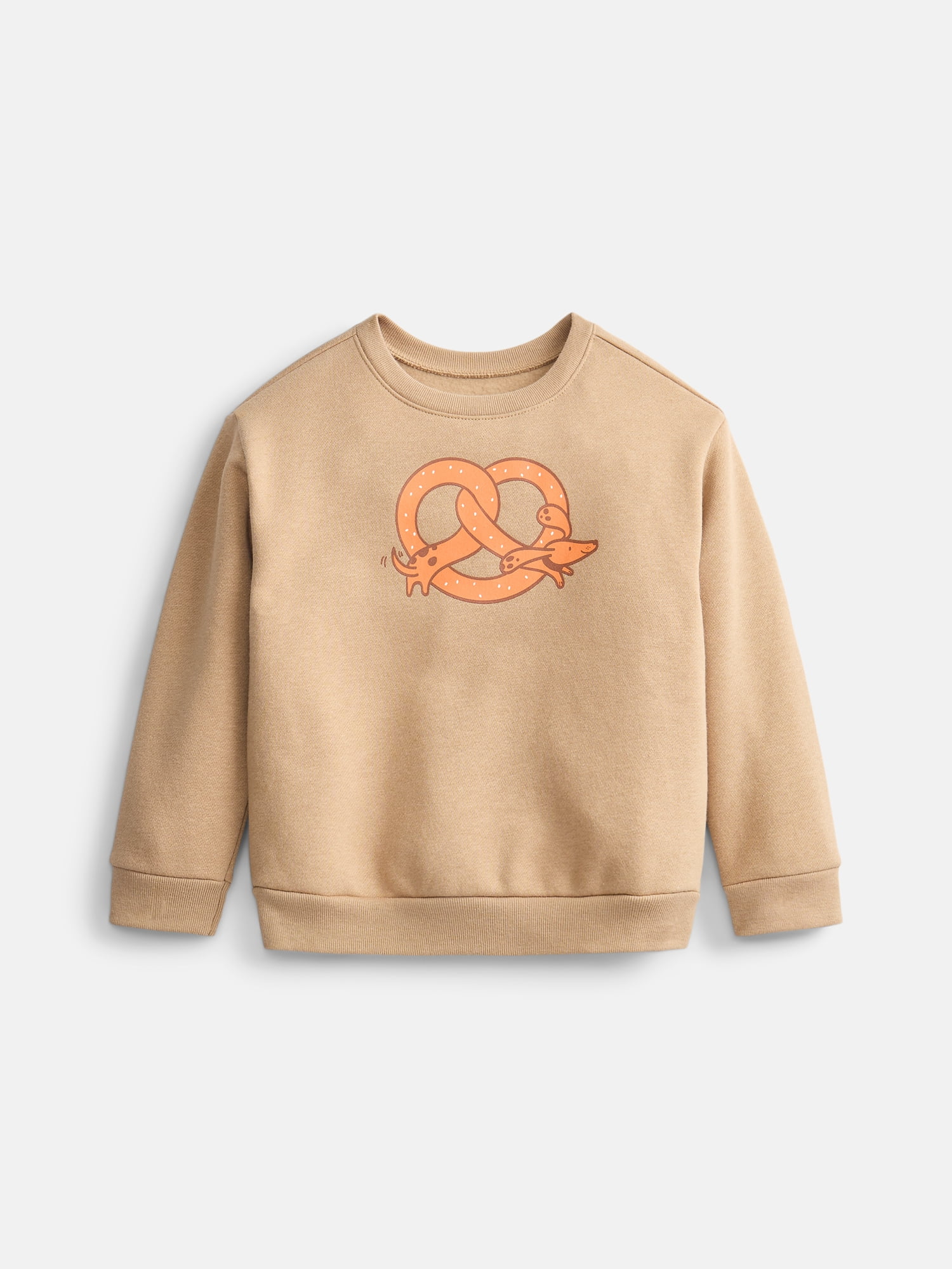 Wonder Nation Baby & Toddler Fleece Crewneck Sweatshirt, Sizes 6M-5T