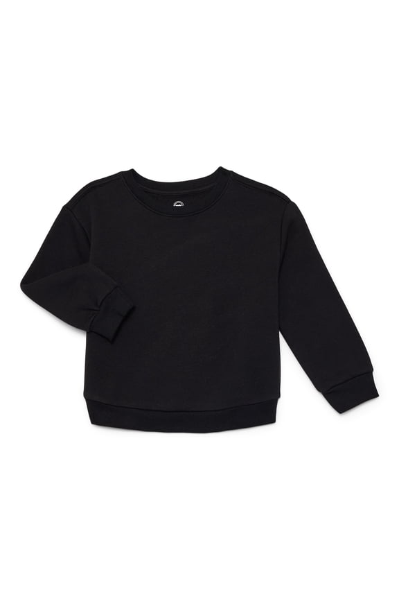 Toddler Boys' Fleece Sweatshirt with Long Sleeves, Sizes 18M-5T