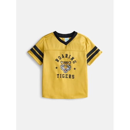 Wonder Nation Toddler Boys Football Tee, Sizes 12M-5T