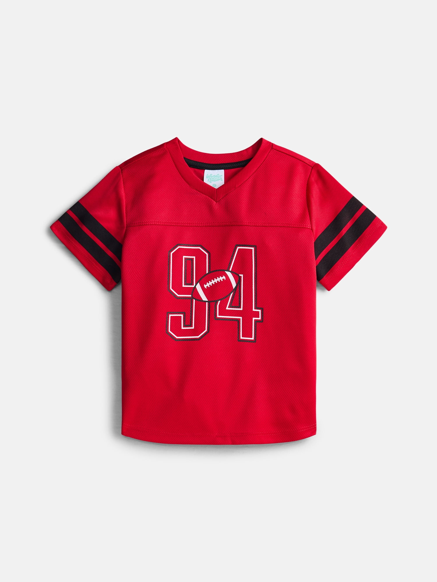 Wonder Nation Toddler Boys Football Tee, Sizes 12M-5T