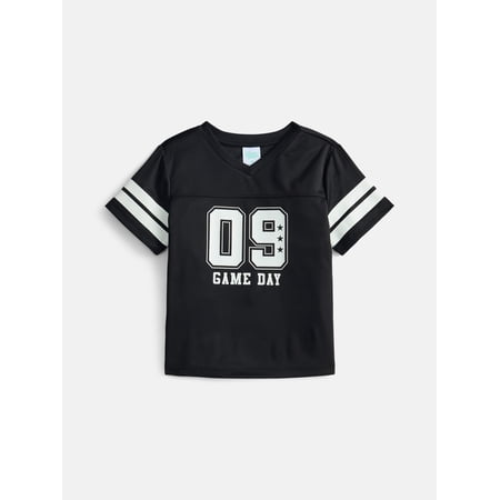Wonder Nation Toddler Boys Football Tee, Sizes 12M-5T
