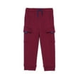 thumbnail image 1 of Wonder Nation Toddler Boys French Terry Cargo Joggers, Sizes 12M-5T, 1 of 3