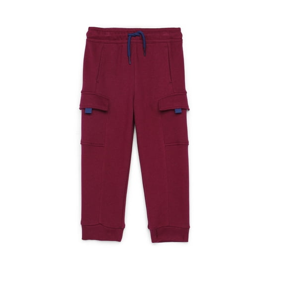 Wonder Nation Toddler Boys French Terry Cargo Joggers, Sizes 12M-5T