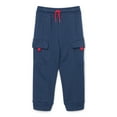 thumbnail image 1 of Wonder Nation Toddler Boys French Terry Cargo Joggers, Sizes 12M-5T, 1 of 3