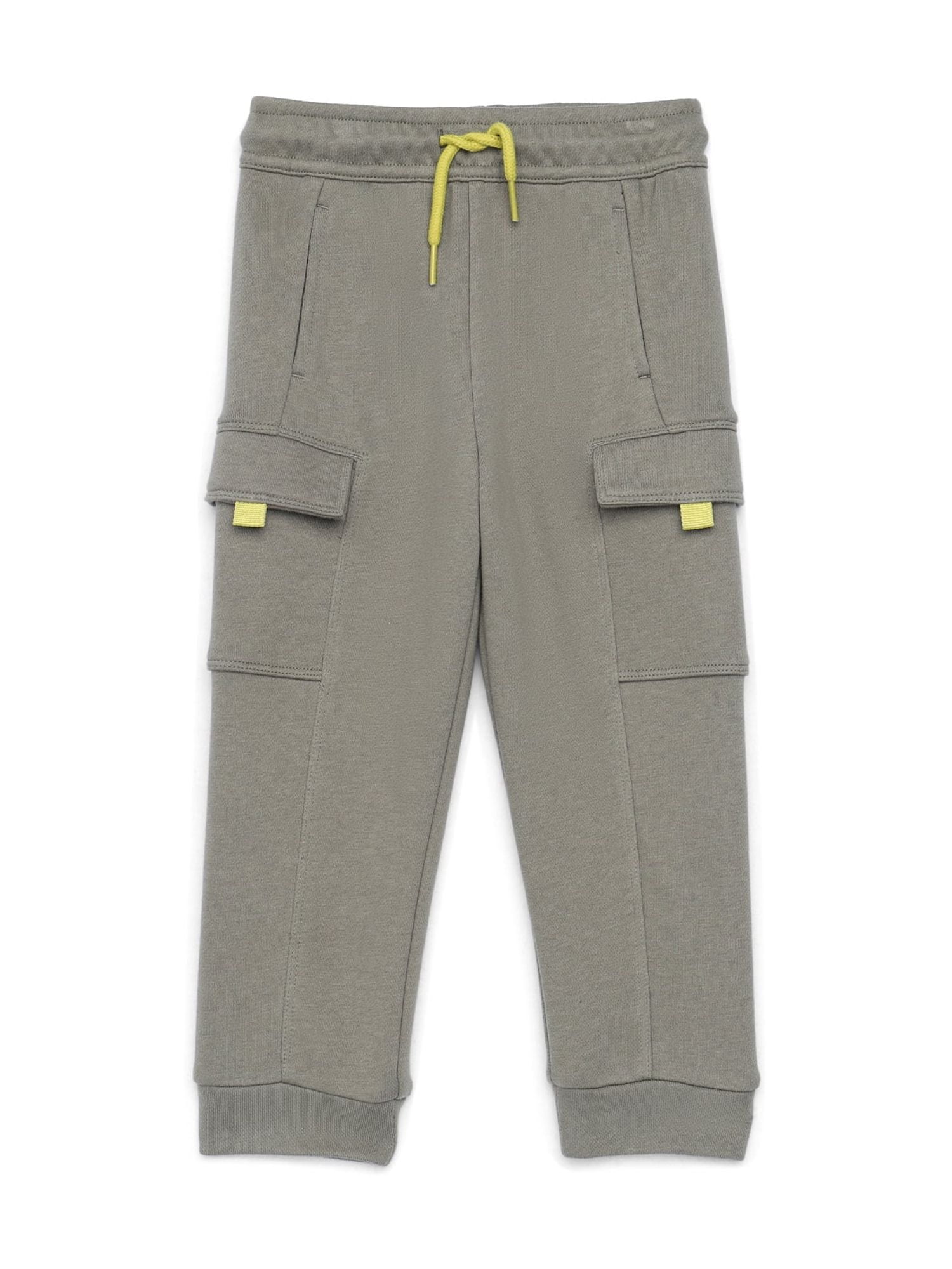 Wonder Nation Toddler Boys French Terry Cargo Joggers, Sizes 12M-5T