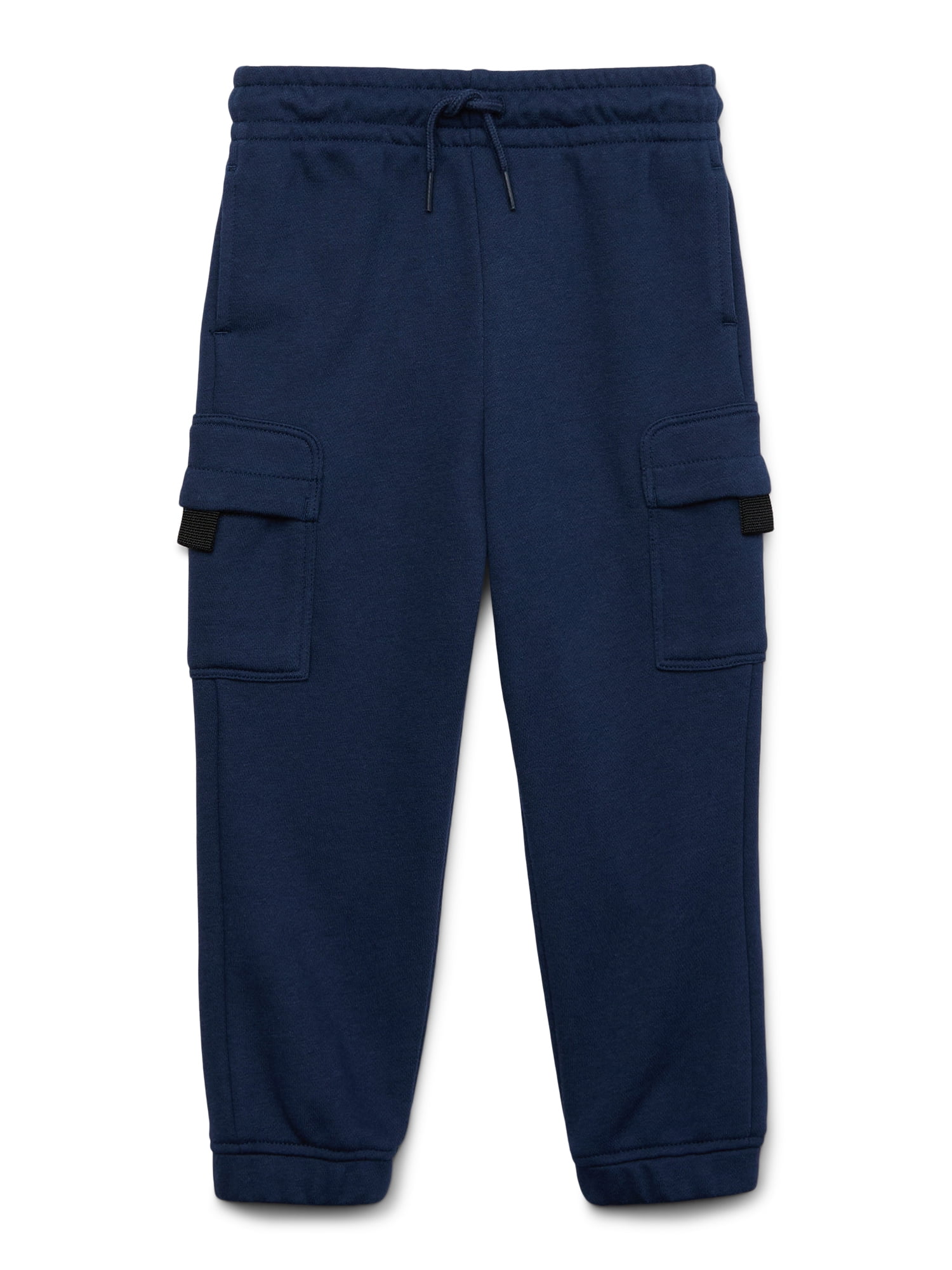 Wonder Nation Toddler Boys French Terry Cargo Joggers, Sizes 12M-5T