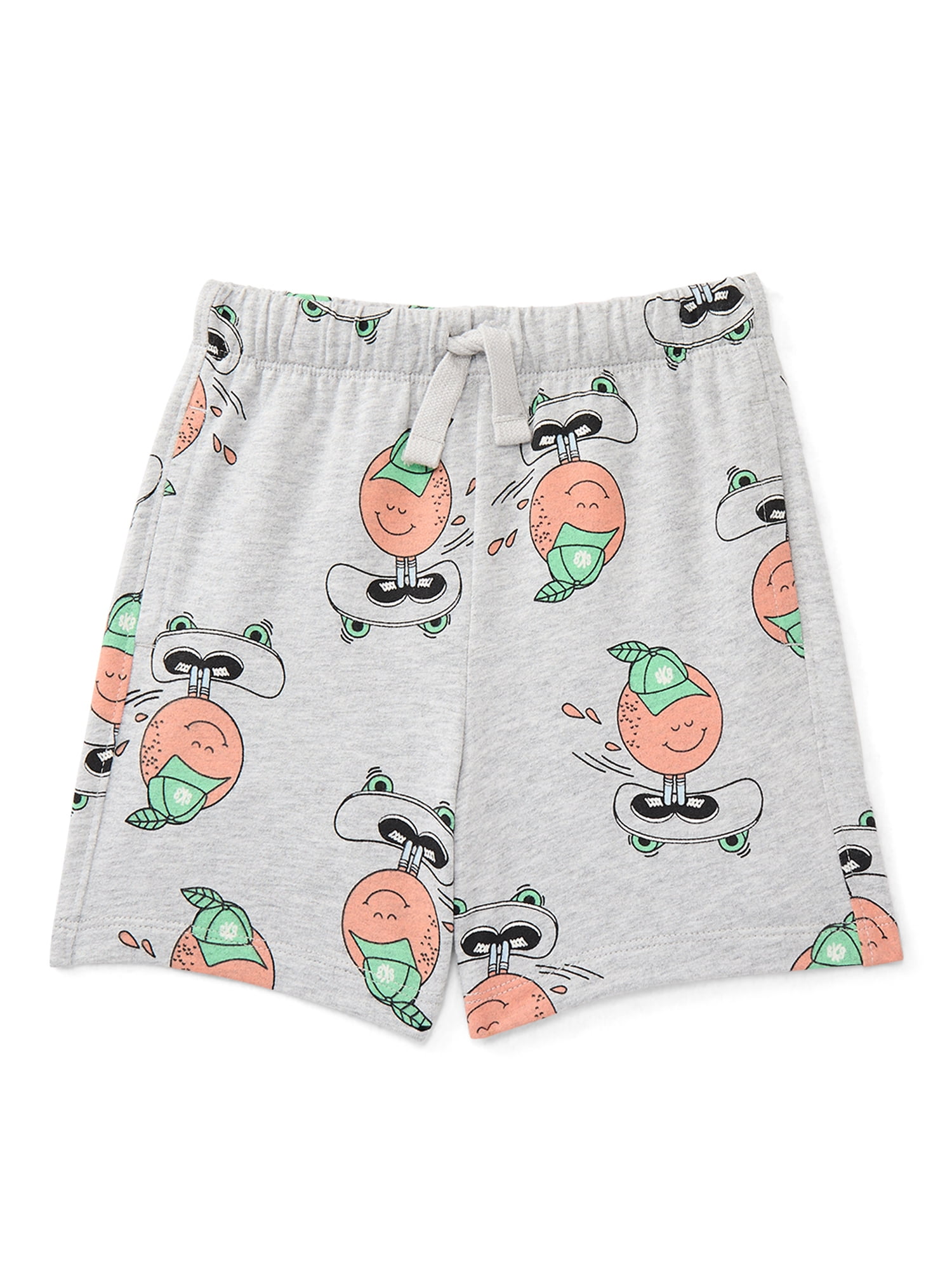 Wonder Nation Toddler Boys Printed French Terry Shorts, Sizes 18M-5T