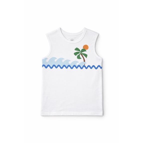 Wonder Nation Toddler Boys Muscle Tank, Sizes 18M-5T