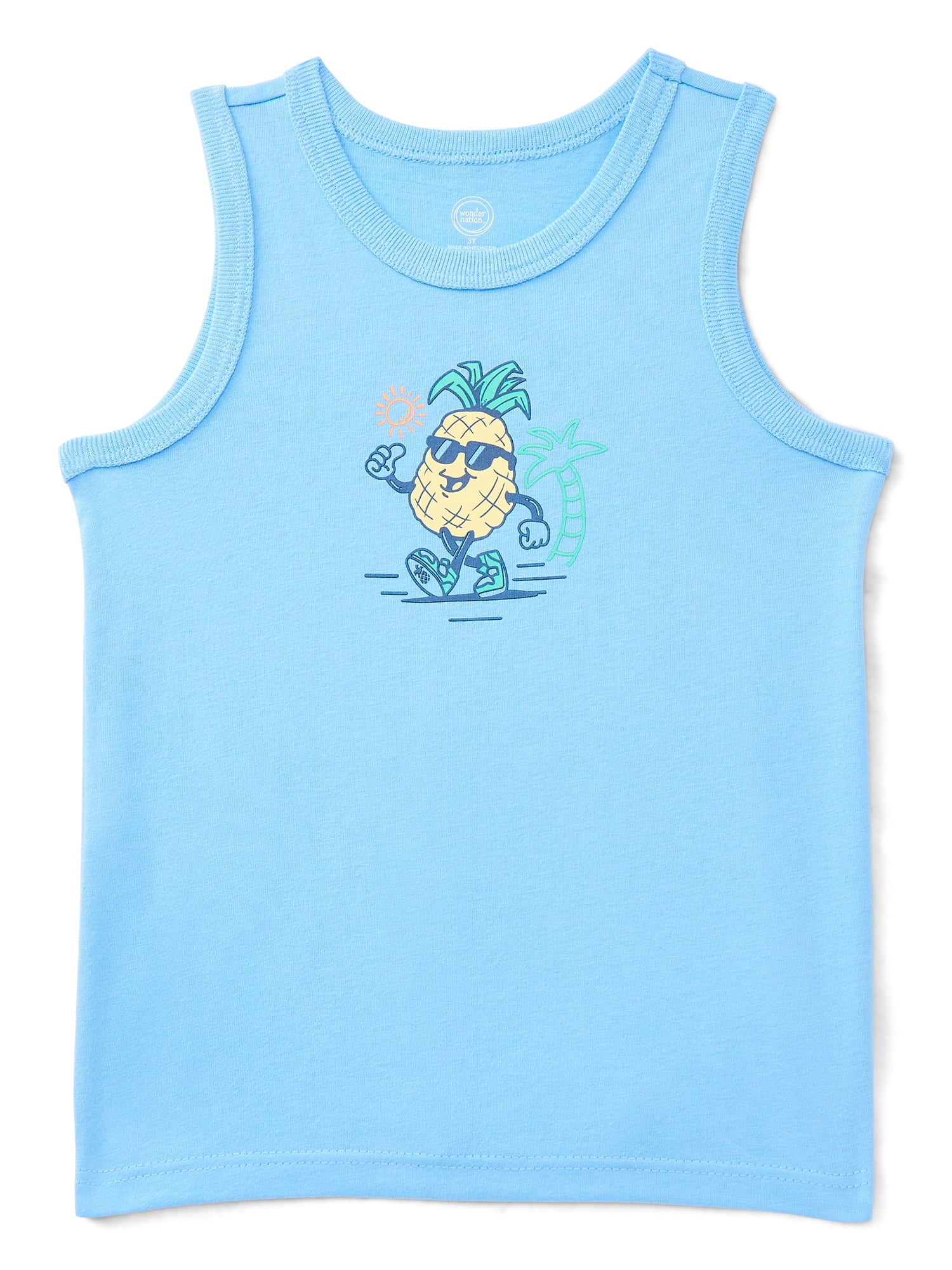 Wonder Nation Toddler Boys' Graphic Tank Top, Size 18M-5T