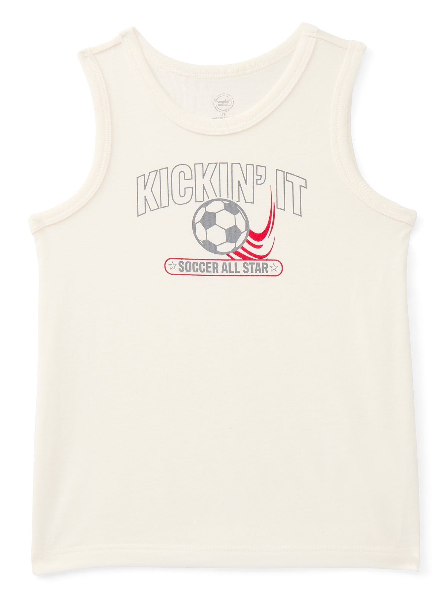 Wonder Nation Toddler Boys' Graphic Tank Top, Size 18M-5T