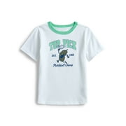 Toddler Boys' Graphic Ringer Tee with Short Sleeves, Size 18M-5T