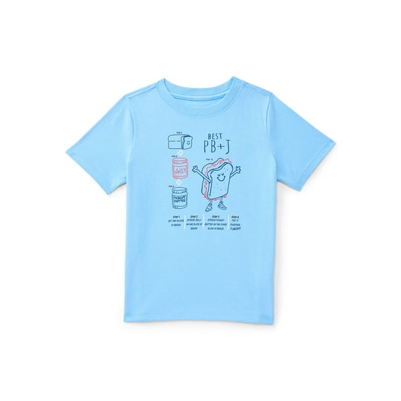 Wonder Nation Toddler Boys' Graphic Tee with Short Sleeves, Size 18M-5T