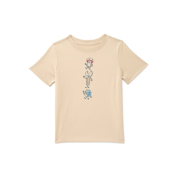 Wonder Nation Toddler Boys' Graphic Tee with Short Sleeves, Size 18M-5T