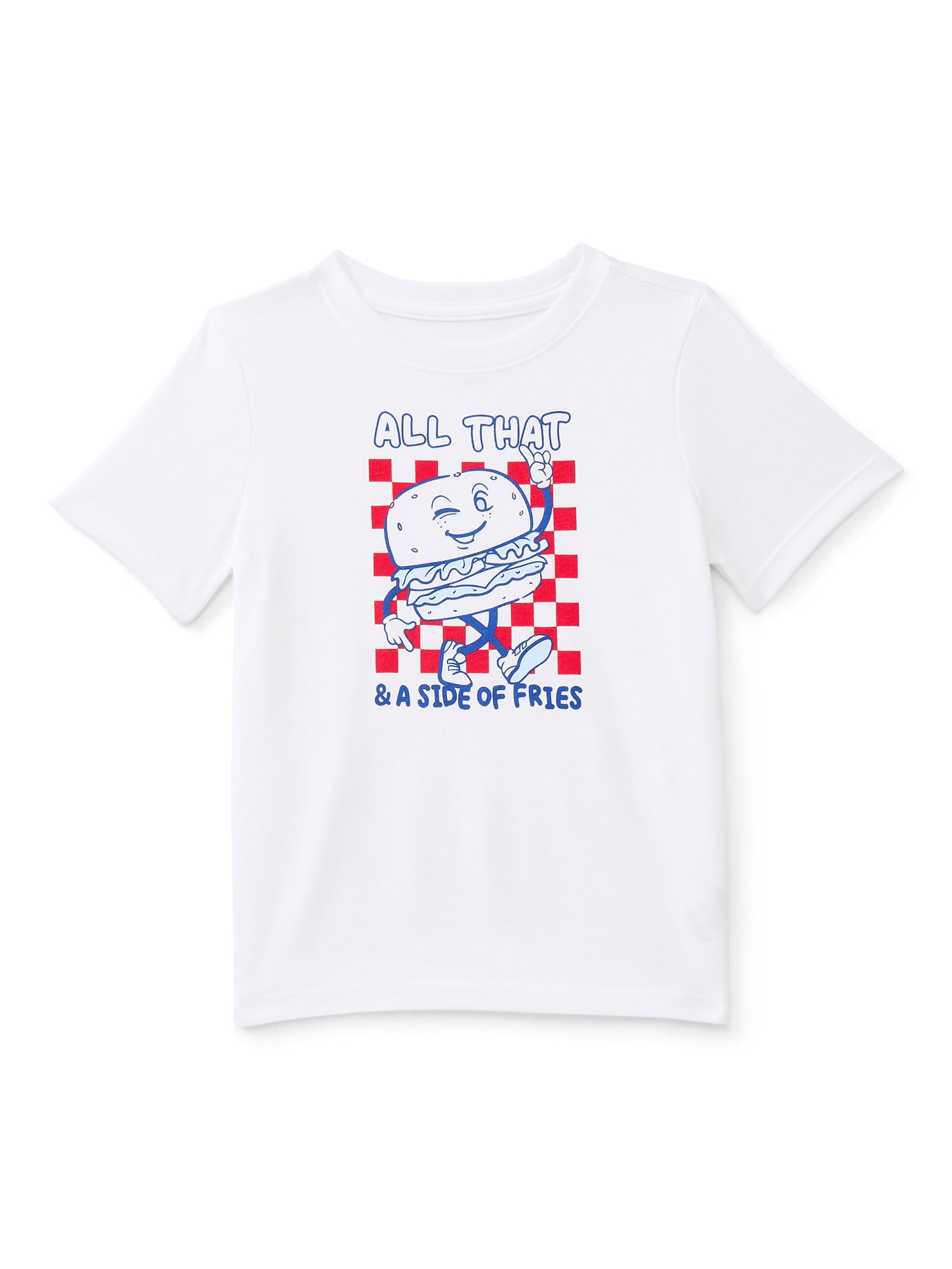 Wonder Nation Toddler Boys Short Sleeve Graphic T-Shirt, Sizes 18M-5T