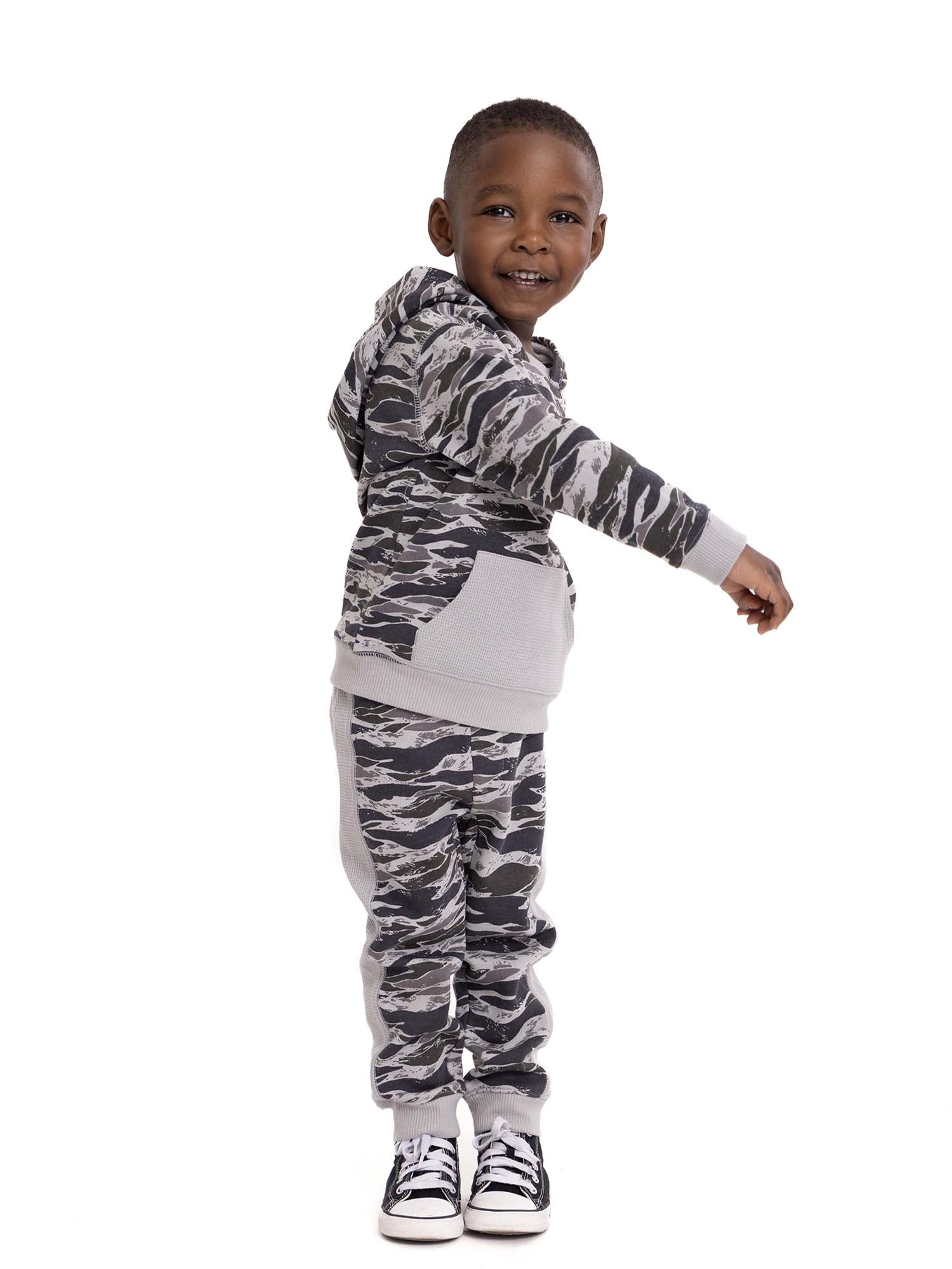 Wonder Nation Toddler Boy Hoodie and Joggers Set, 2-Piece, Sizes 12M-5T ...