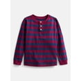 thumbnail image 1 of Wonder Nation Toddler Boys Cotton Henley Tee with Long Sleeves, Sizes 18M-5T, 1 of 3