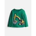 thumbnail image 1 of Wonder Nation Toddler Boys Interactive Graphic Tee with Long Sleeves, Sizes 12M-5T, 1 of 7
