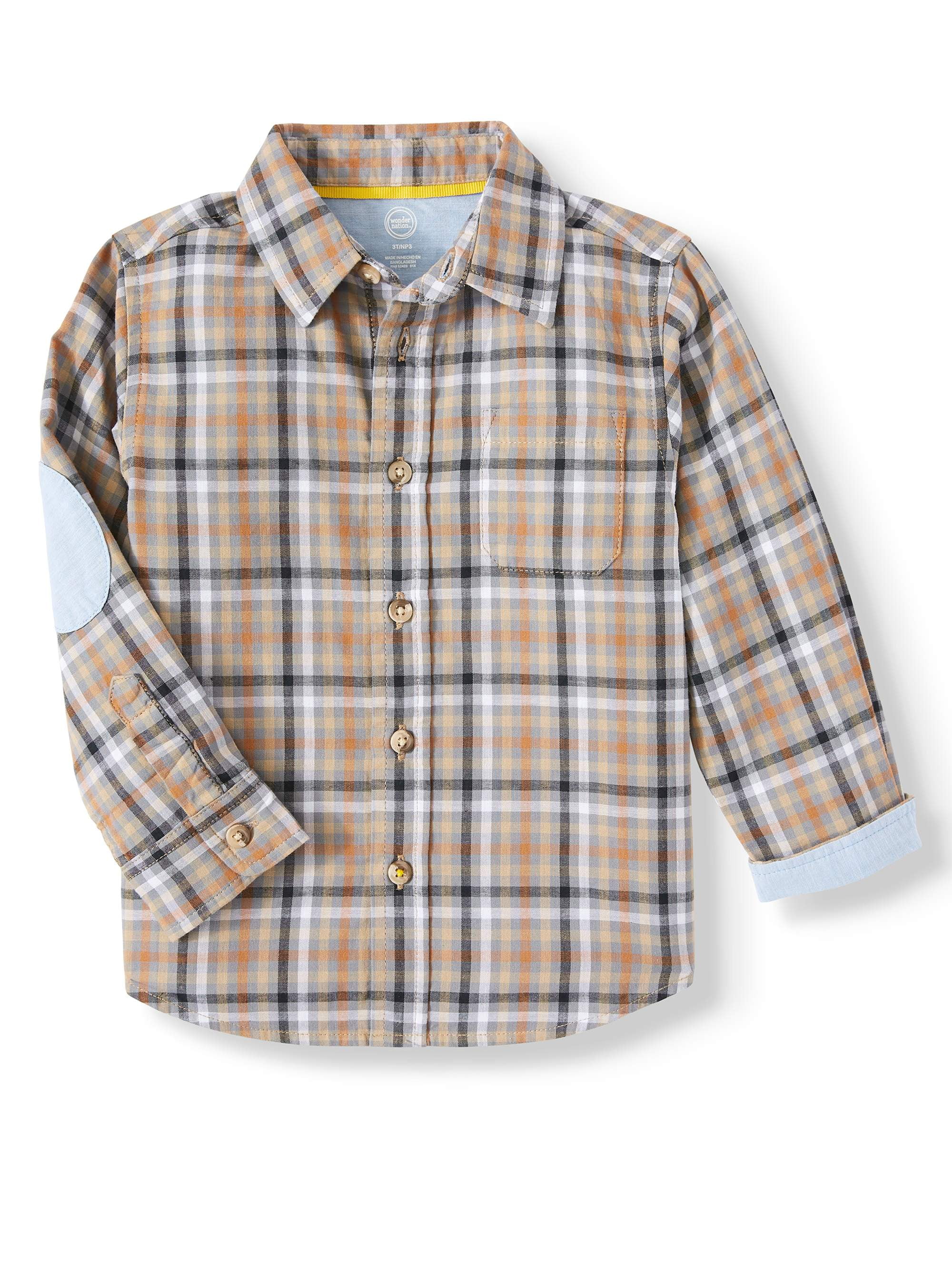 toddler boys plaid shirt