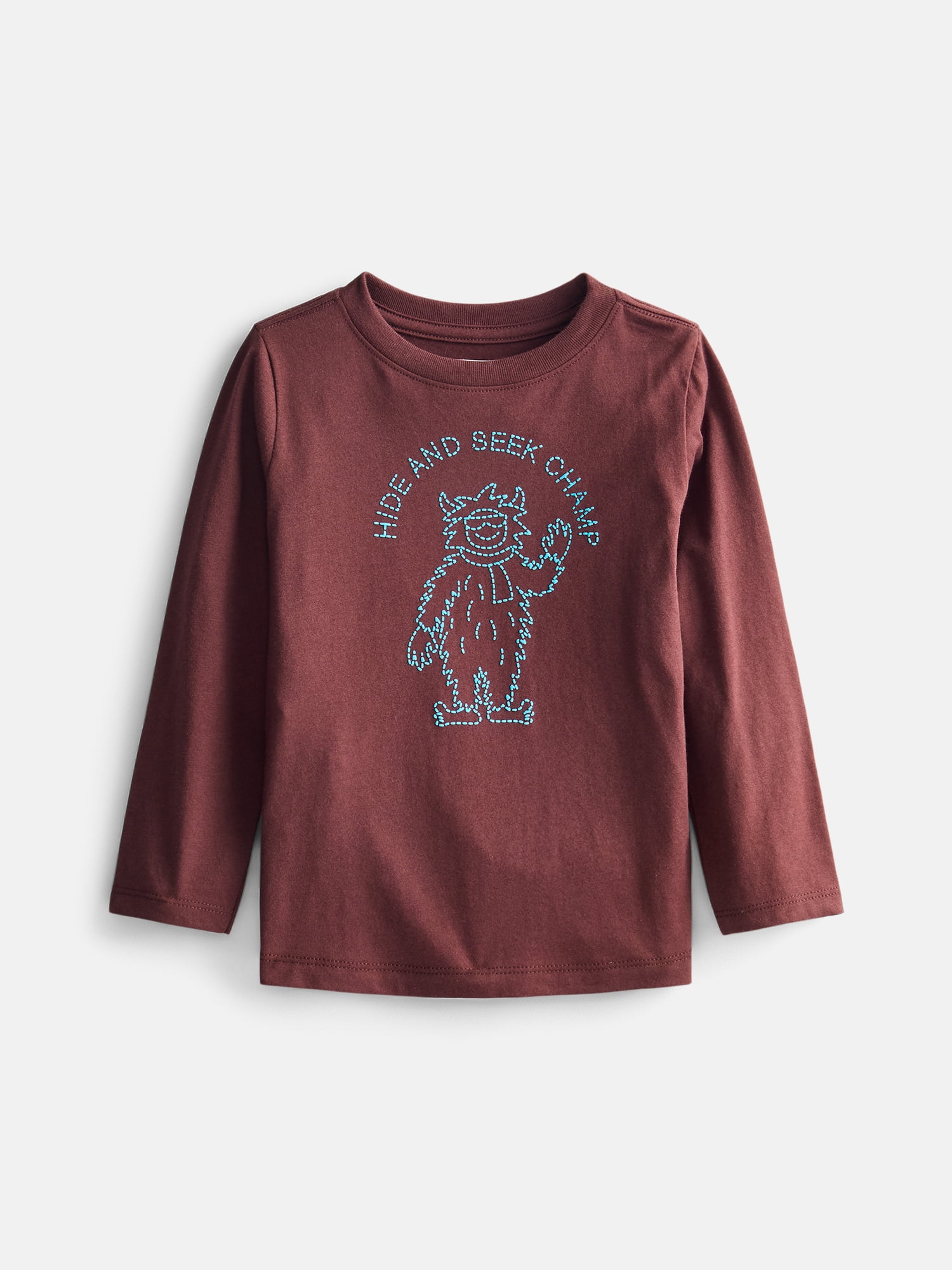 Wonder Nation Toddler Boys' Graphic Tee with Long Sleeves, Sizes 18M-5T