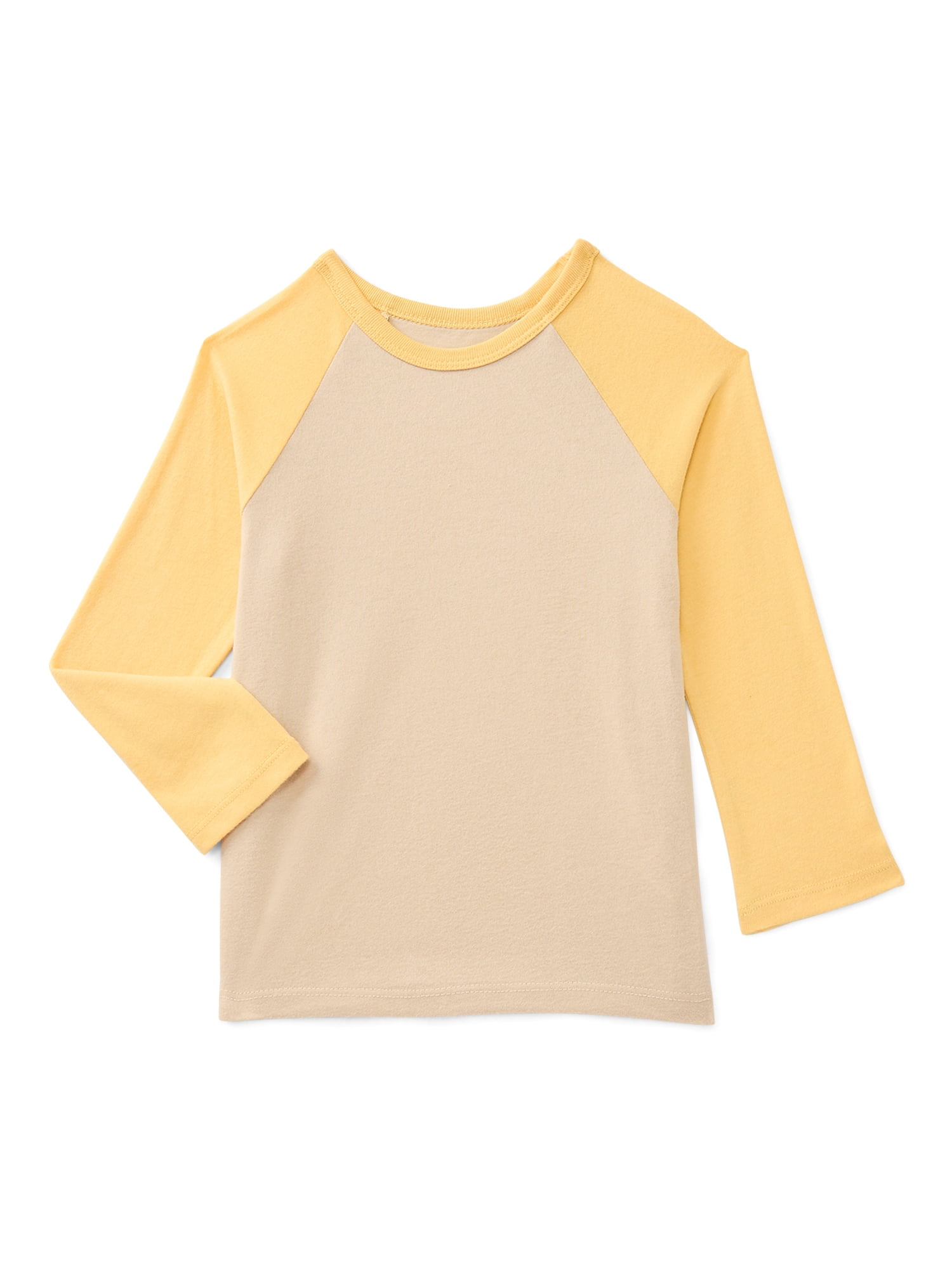 Wonder Nation Toddler Boys Long Sleeve Raglan T-Shirt, Sizes 18M-5T