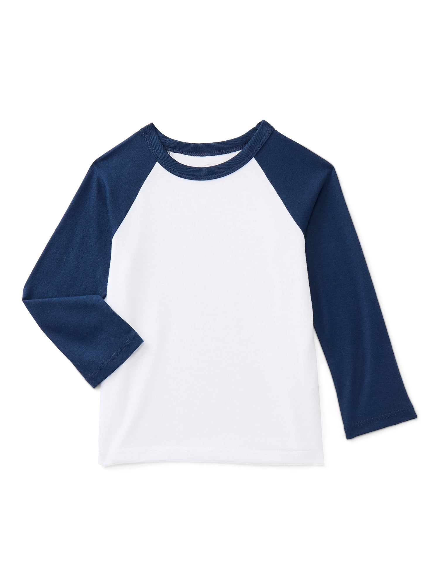 Wonder Nation Toddler Boys Long Sleeve Raglan T-Shirt, Sizes 18M-5T