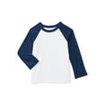 thumbnail image 1 of Wonder Nation Toddler Boys' Raglan Tee with Long Sleeves, Size 18M-5T, 1 of 3
