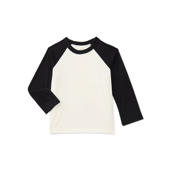 Wonder Nation Toddler Boys' Raglan Tee with Long Sleeves, Size 18M-5T