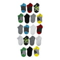 thumbnail image 1 of Wonder Nation Toddler Boy No Show Socks, 18-Pack, Sizes 18M-5T, 1 of 3