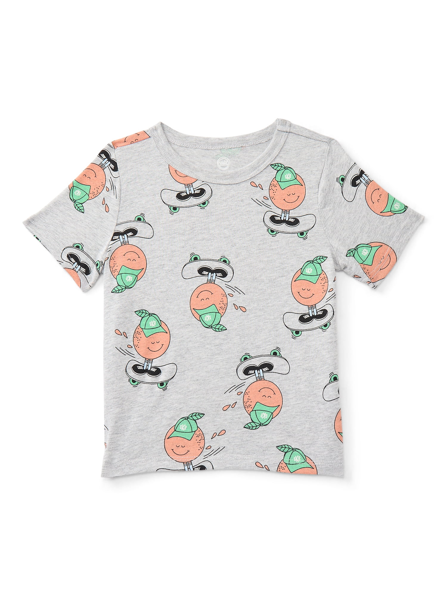 Wonder Nation Toddler Boys Short Sleeve Print T-Shirt, Sizes 18M-5T