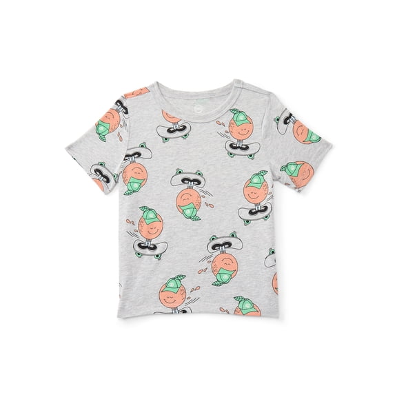Wonder Nation Toddler Boys Short Sleeve Print T-Shirt, Sizes 18M-5T