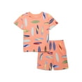 thumbnail image 1 of Wonder Nation Toddler Boy Printed Jersey T-Shirt & Shorts Set, Sizes 12M-5T, 1 of 3