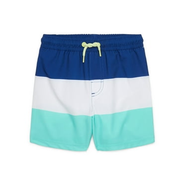 Wonder Nation Toddler Boy Quick Dry Swim Shorts, Sizes 12M-5T
