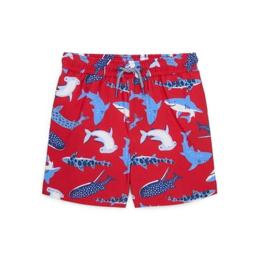 Wonder Nation Toddler Boy Quick Dry Swim Shorts, Sizes 12M-5T