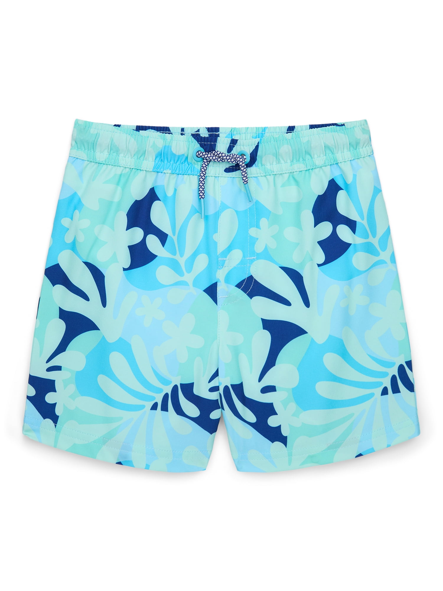 Wonder Nation Toddler Boy Swim Shorts Quick Dry Elastic Waist UPF50 ...