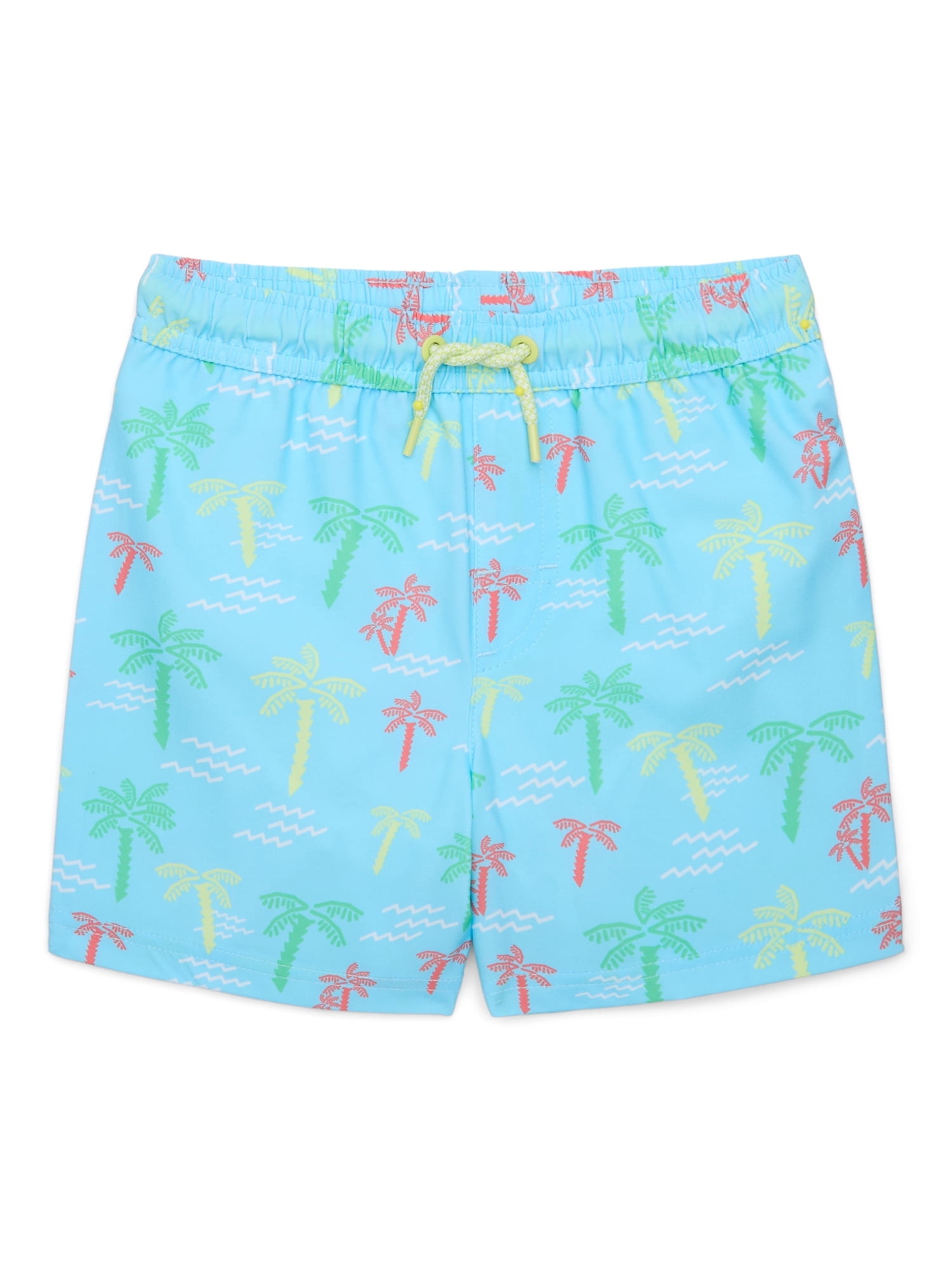 Wonder Nation Toddler Boy Quick Dry Swim Shorts, Sizes 12M-5T