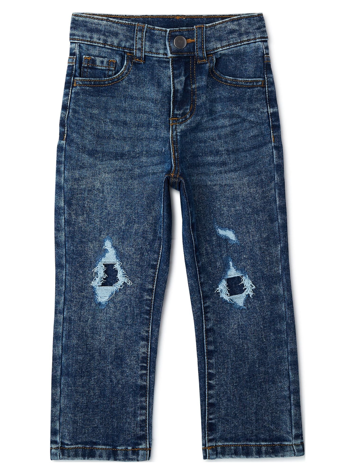 Jeans Rip and Repair Grey Ages 2-14 main image 1