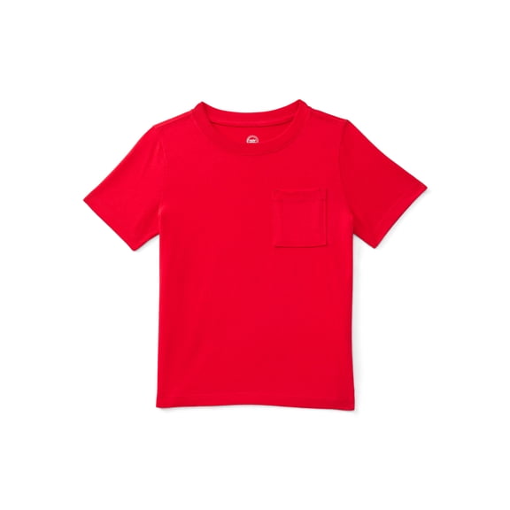 Wonder Nation Toddler Boys' Pocket Tee with Short Sleeves, Size 18M-5T