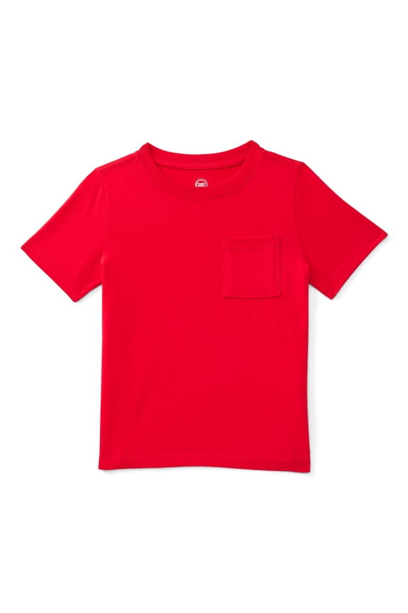 Toddler Boys' Pocket Tee with Short Sleeves, Size 18M-5T