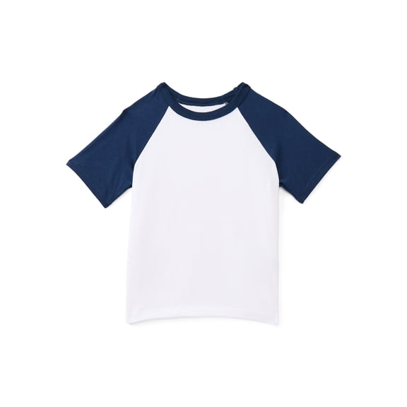 Wonder Nation Toddler Boys' Raglan Tee with Short Sleeves, Size 18M-5T