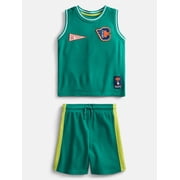 Toddler Boys Sleeveless Basketball Jersey and Shorts Set, 2-Piece, Sizes 12M-5T