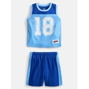 Toddler Boys Sleeveless Basketball Jersey and Shorts Set, 2-Piece, Sizes 12M-5T