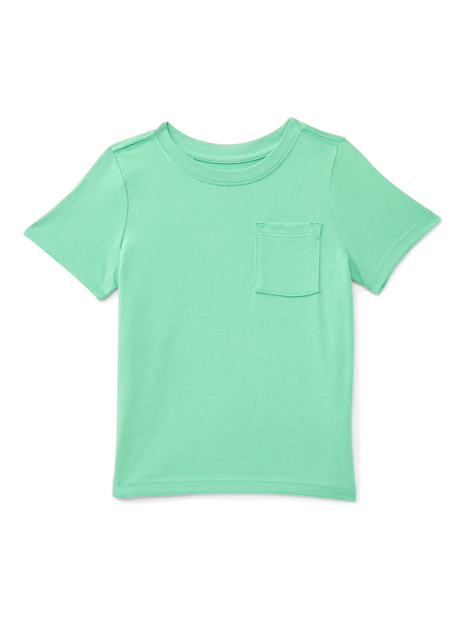 Wonder Nation Toddler Boys' Pocket Tee with Short Sleeves, Size 18M-5T