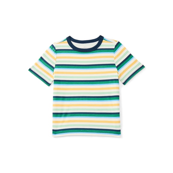 Wonder Nation Toddler Boys Short Sleeve Stripe T-Shirt, Sizes 18M-5T