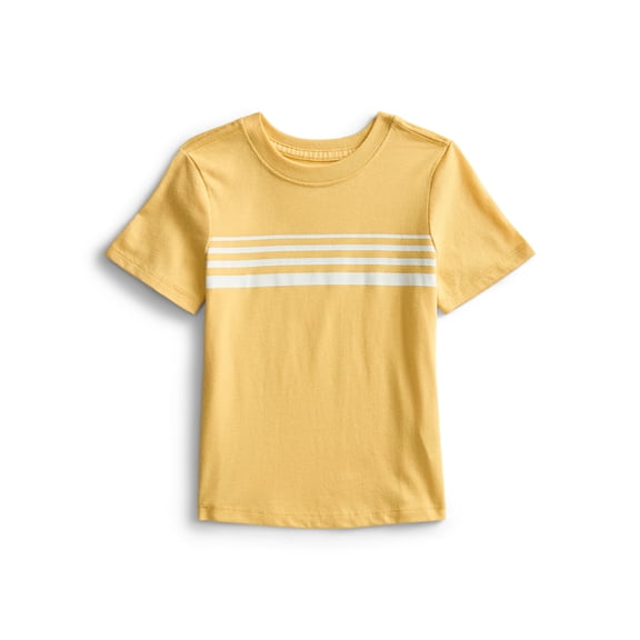 Wonder Nation Toddler Boys Short Sleeve Chest Stripe T-Shirt, Sizes 18M-5T