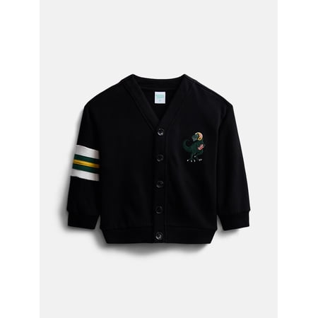 Wonder Nation Toddler Boys Button Down Varsity Cardigan, Sizes 12M-5T