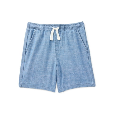 Toddler Boys Cotton Chambray Twill Shorts, Sizes 18M-5T