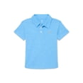 thumbnail image 1 of Wonder Nation Toddler Boys Cotton Polo Shirt with Short Sleeves, Sizes 12M-5T, 1 of 7