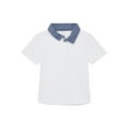 thumbnail image 1 of Wonder Nation Toddler Boys Cotton Polo Shirt with Short Sleeves, Sizes 12M-5T, 1 of 5